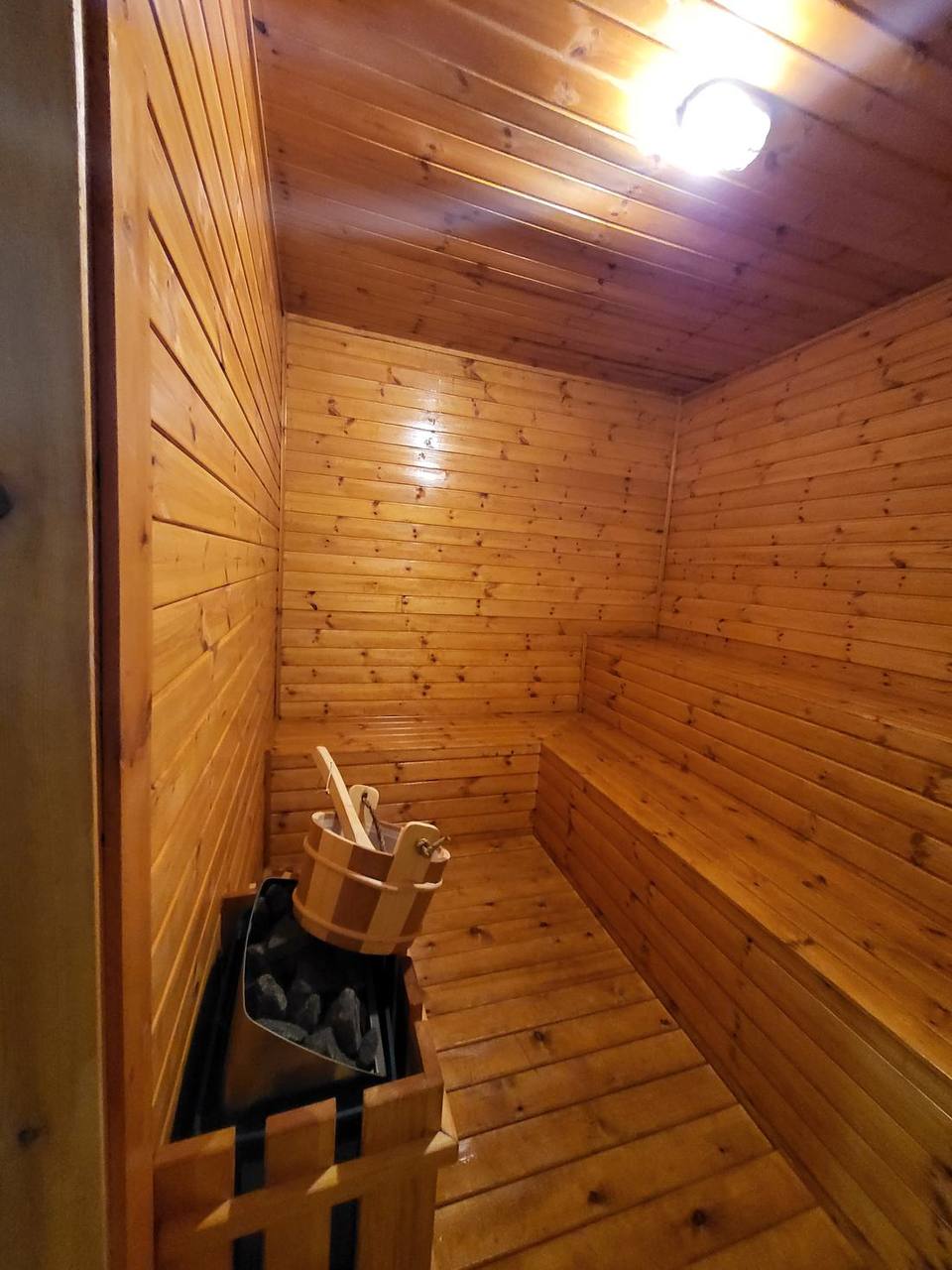 Sauna fit-out — bespoke timber interior