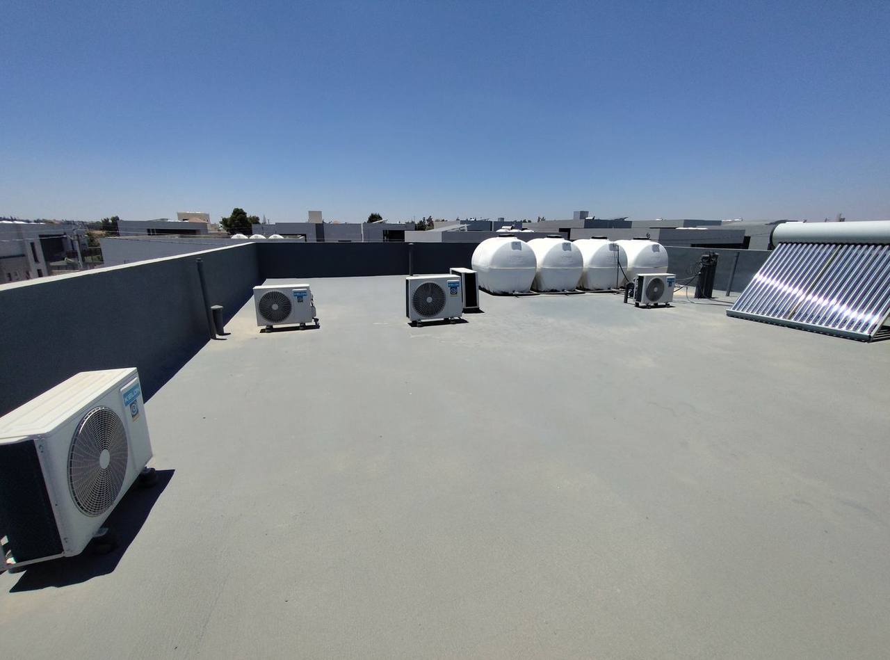 Roof waterproofing — additional angle of completed surface